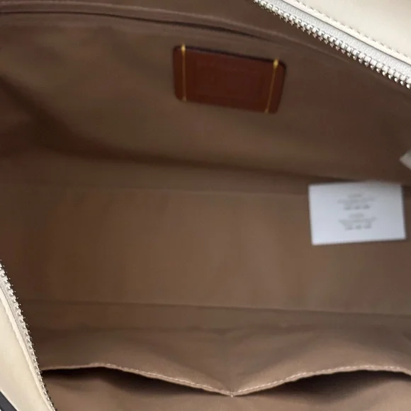 Coach Cherry Pattern Tote - Cream and Burgundy New!!! - Picture 5 of 7